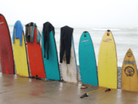 Drying surfboards